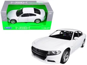 2016 Dodge Charger R/T White 1/24-1/27 Diecast Model Car by Welly