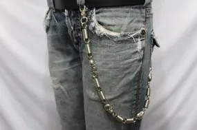 23" Spring Spacers & Skulls Wallet Chain