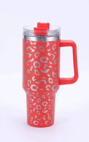 BHB Exclusive: Red Leopard 40oz Tumbler