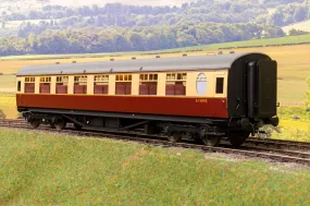 Darstaed D24-2-06A Finescale O Gauge LNER/BR Thompson Mainline RTO/TO (Third Open) Coach, Crimson & Cream 'E1989E'