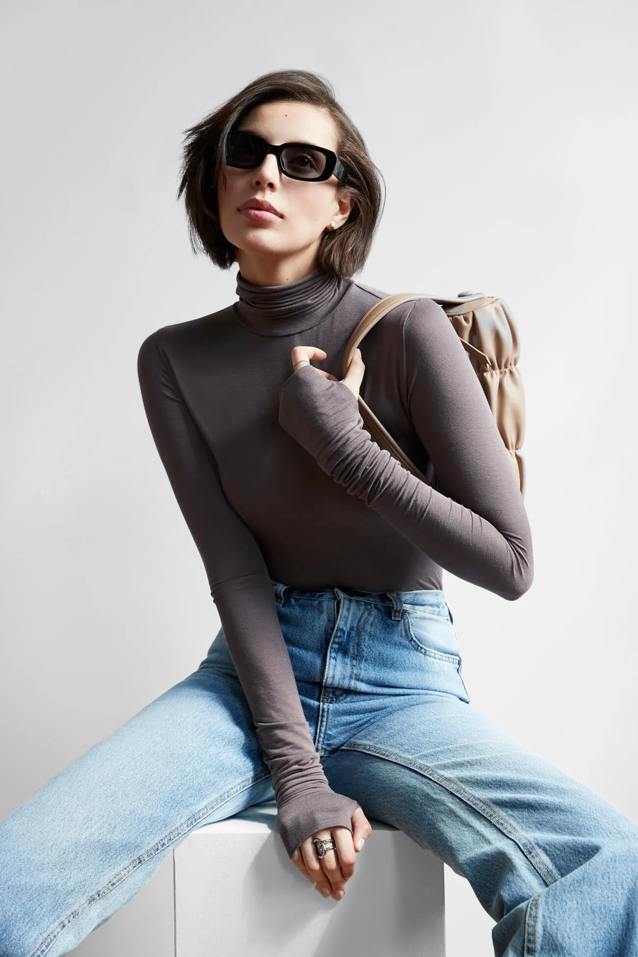 Eloise Sheer Turtleneck