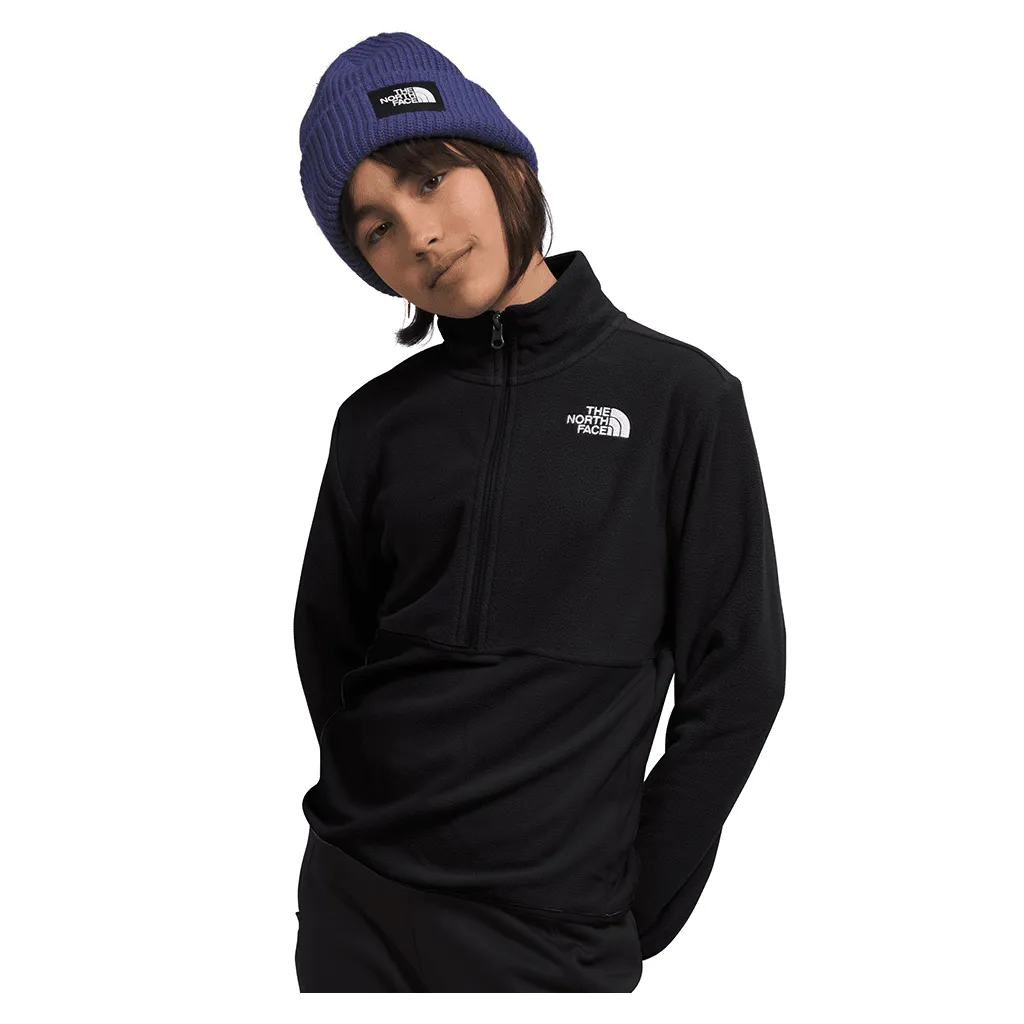 Glacier ¼ zip kids' fleece - TNF black