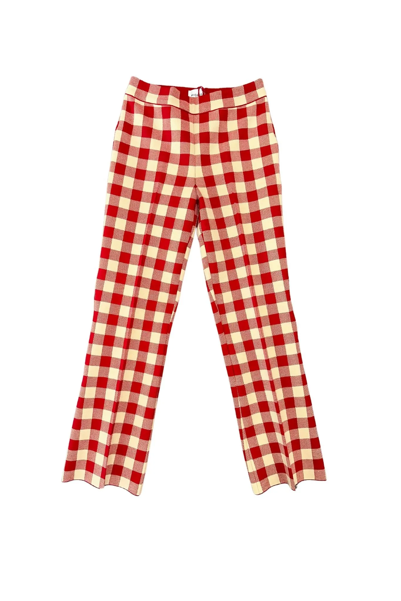 High Sport Gingham Kick Pant