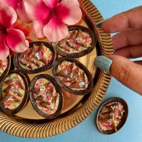 Hyderabadi Shahi Tukda Dessert Indian Miniature Food Magnet