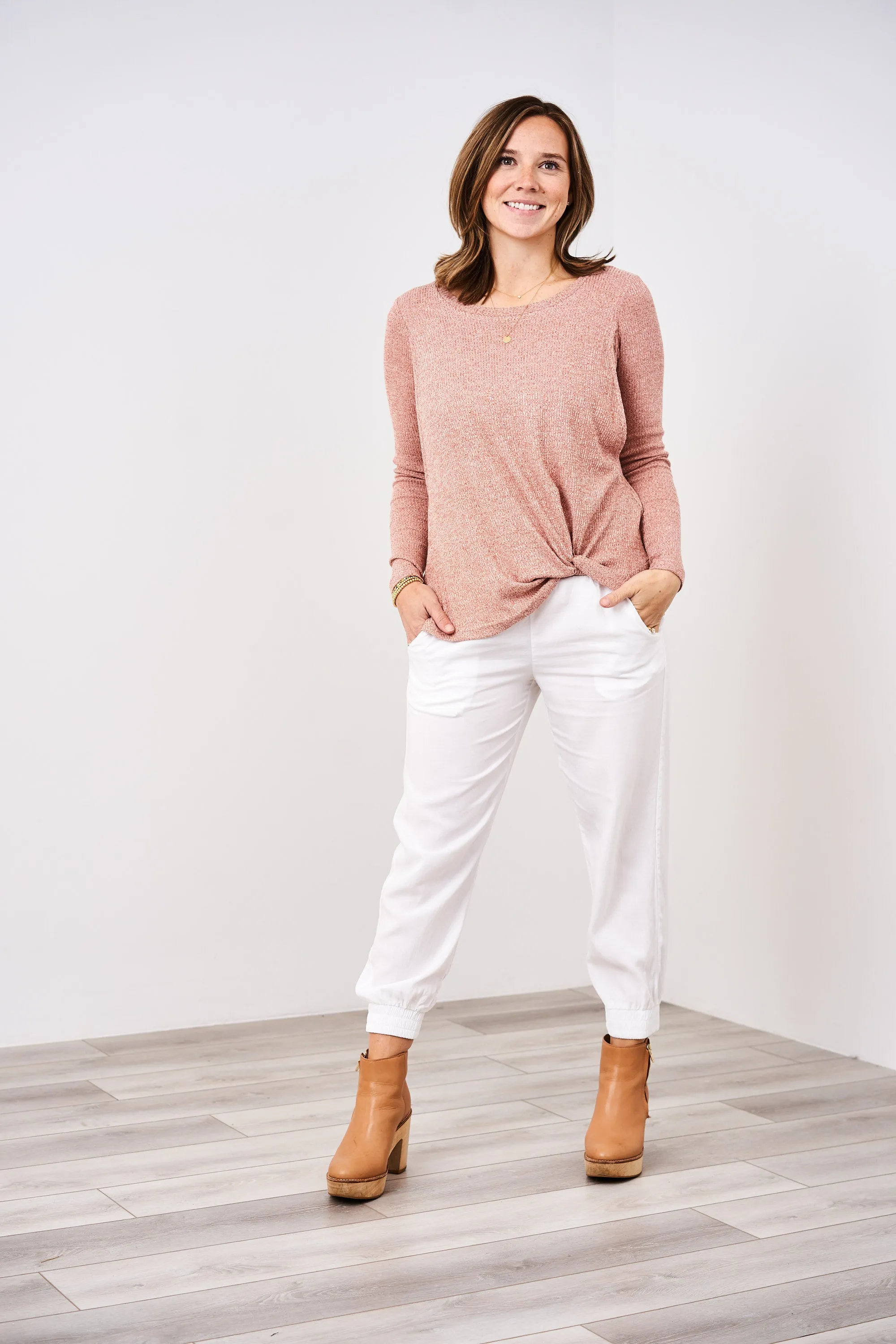 Latched Mama Long Sleeve Twist Front Nursing Top