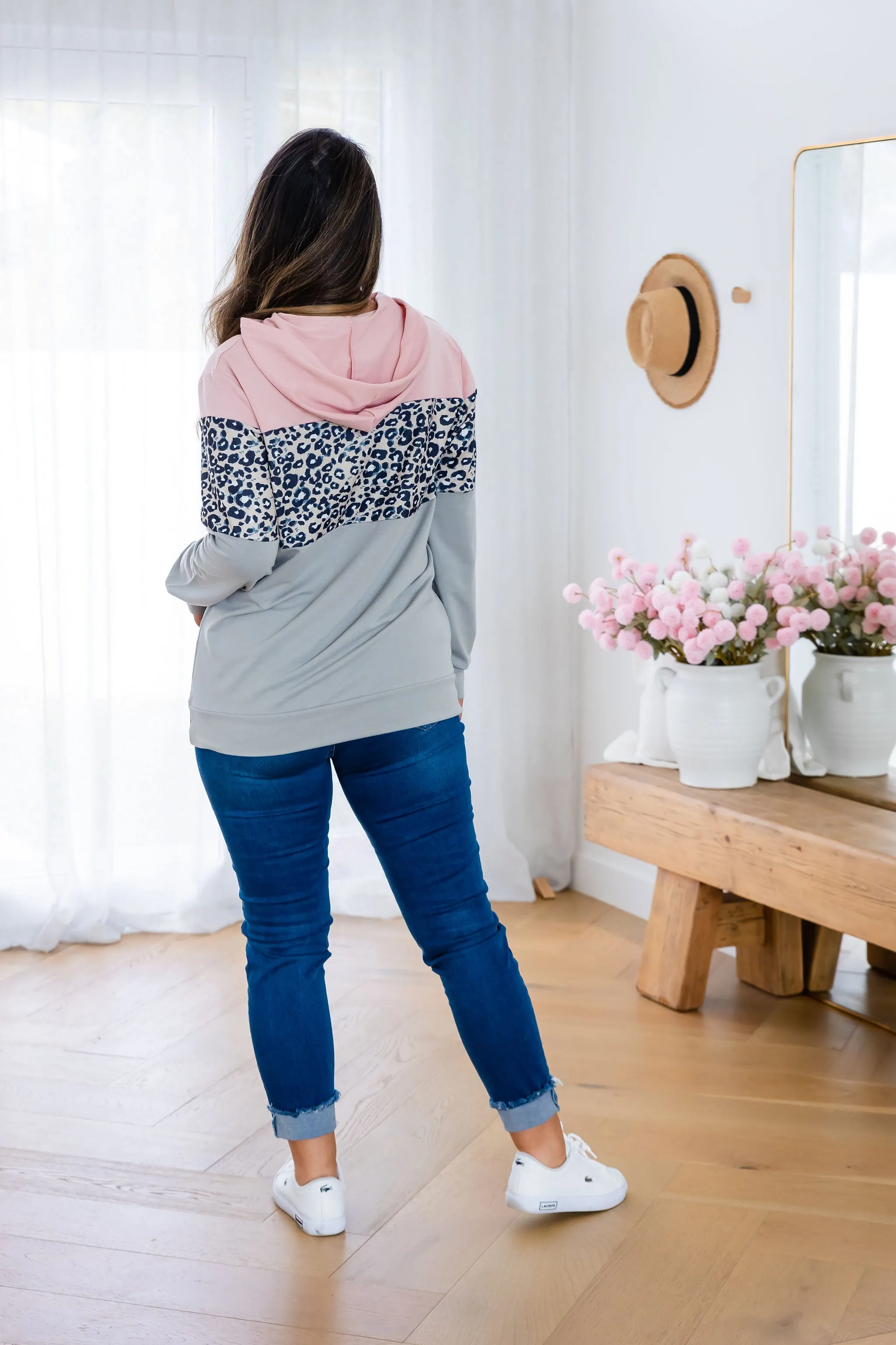 Luna Hoodie in Pink