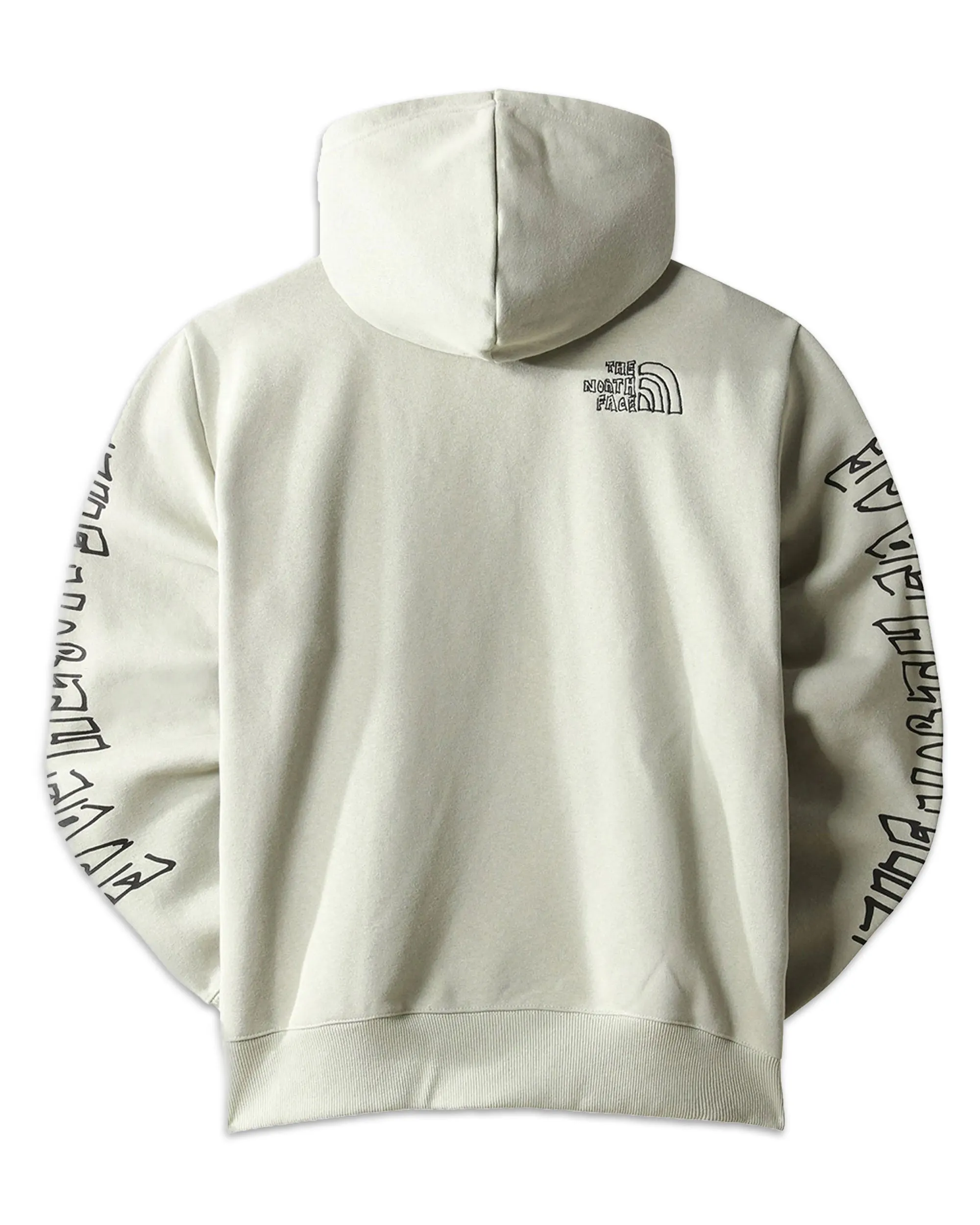 Printed Heavyweight Pullover Hoodie Tea Green